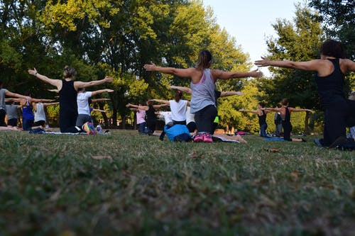 Yoga outside