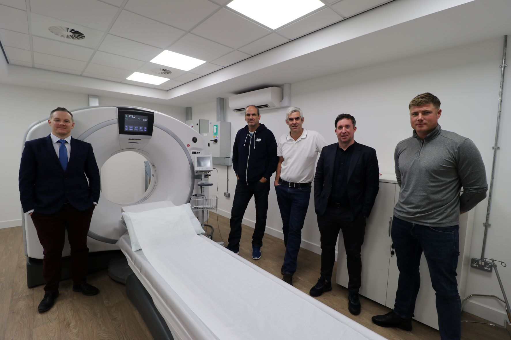 Sporting legends undergo cutting edge heart screening checks on World Heart Day